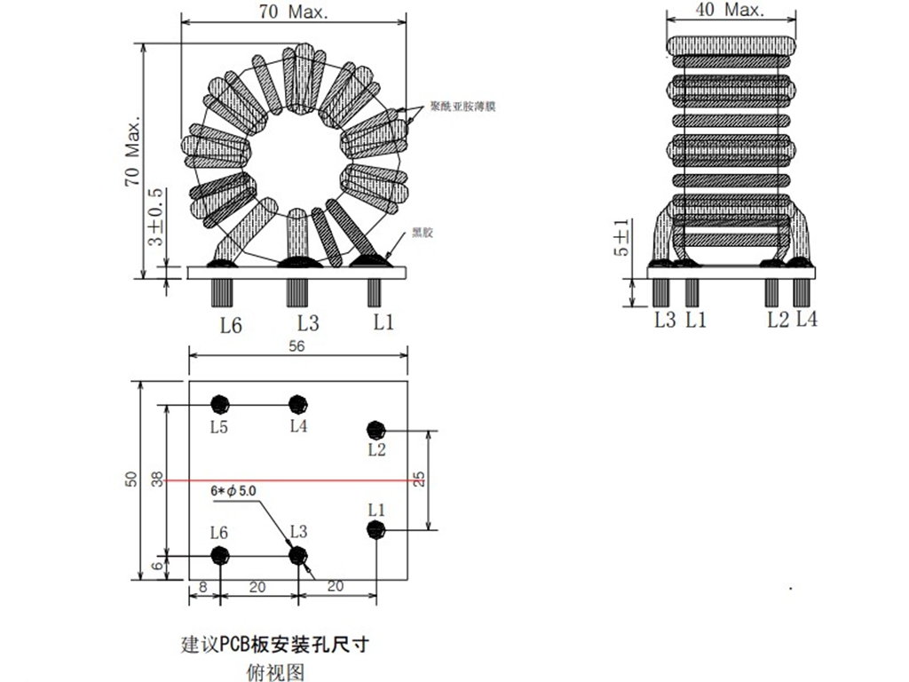 环型滤波电感